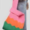 Vibrant Multicolor Poly Woven Everyday Bag