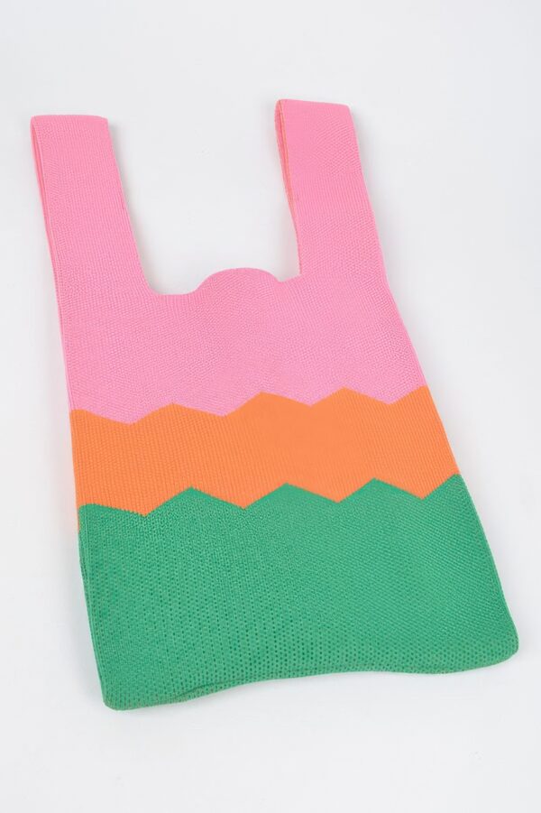 Vibrant Multicolor Poly Woven Everyday Bag