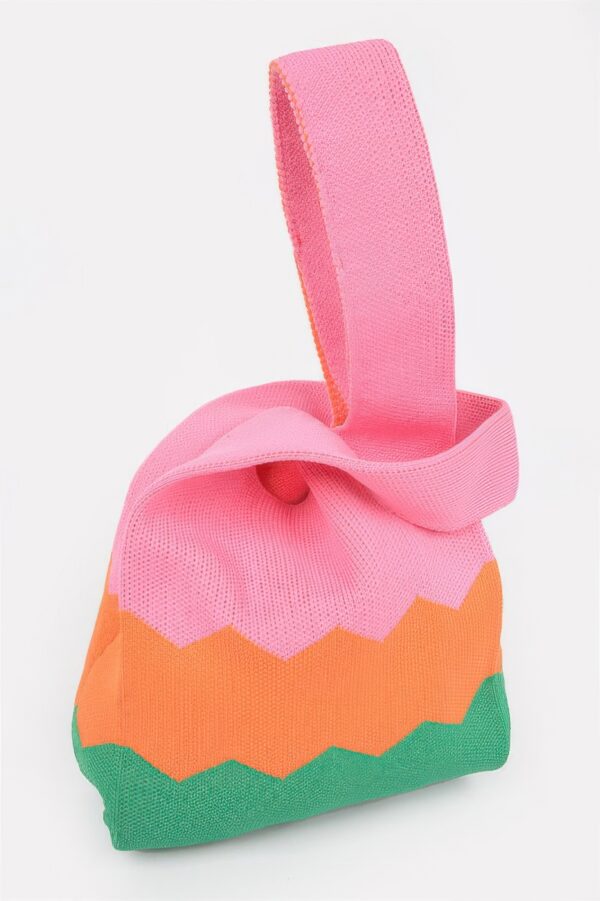 Vibrant Multicolor Poly Woven Everyday Bag
