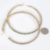 Upside-Down Multi Rhinestone Hoop Earrings