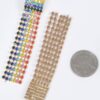 Rainbow Rhinestone Drop Earrings – Vertical Multicolor