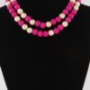 Two-Tone Bead Necklace – 16in Contrast Strand