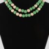 Two-Tone Bead Necklace – 16in Contrast Strand