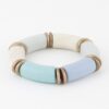 Pastel Tube Bead Bracelet – Soft Tube Beads in Pastels