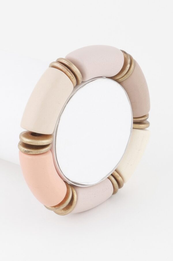 Pastel Tube Bead Bracelet – Soft Tube Beads in Pastels