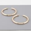 Wide Shiny Hoop Earrings – Polished Statement Hoops