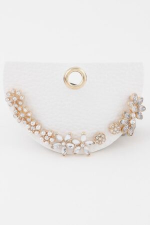 Floral Jewel Stud Earrings Set