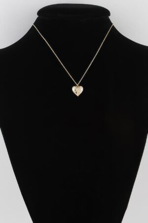 Shining Star Heart Necklace – Star-Detail Pendant