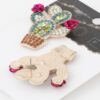 Jeweled Cactus Stud Earrings – Sparkling Desert Motif