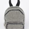 Rhinestone Crossbody Bag – Mixed Metal Hardware