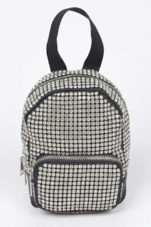 Rhinestone Crossbody Bag – Mixed Metal Hardware