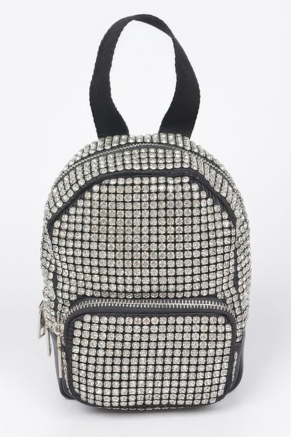 Rhinestone Crossbody Bag – Mixed Metal Hardware