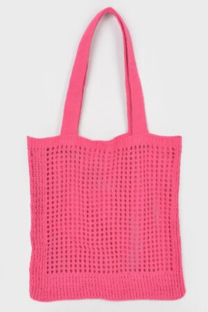 Knitted Wool Tote Bag – Soft Woven Texture