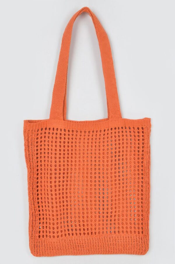 Knitted Wool Tote Bag – Soft Woven Texture