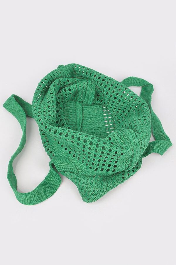 Knitted Wool Tote Bag – Soft Woven Texture