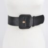 Micro Suede Wide Buckle Belt – Bold Waist Accent
