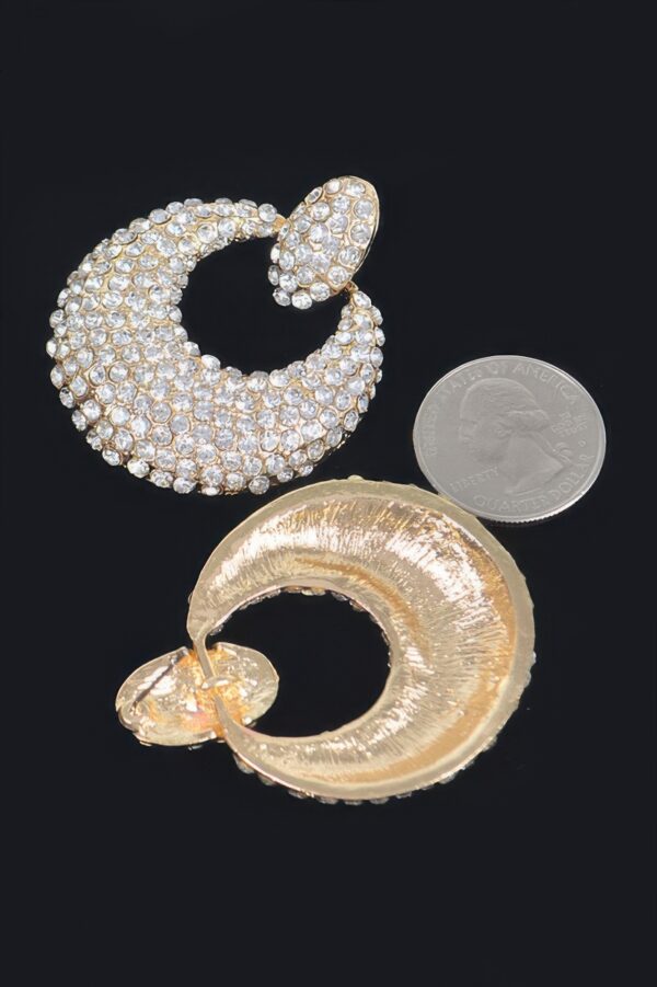 Rhinestone Drop Earrings – Sparkling Teardrop Design