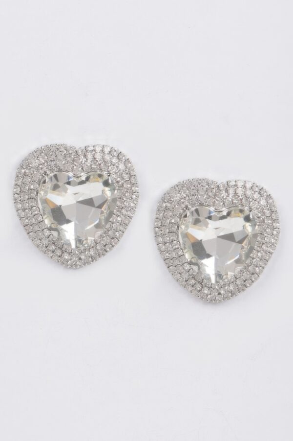 Large Rhinestone Stud Earrings – Bold Sparkle