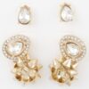 Jeweled Teardrop Stud Earring Set – Gift-Ready