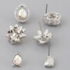 Jeweled Teardrop Stud Earring Set – Gift-Ready