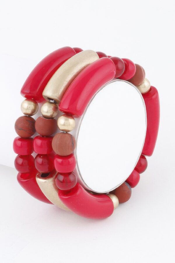 Two-Tone Beaded Bracelet – Alternating Color Beads