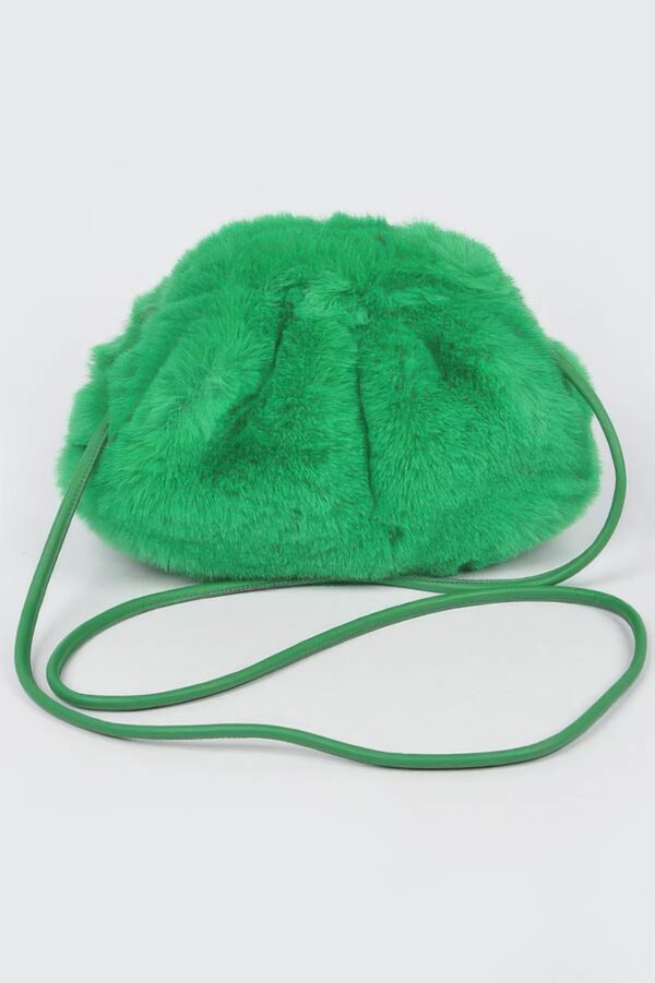Faux Fur Crossbody Bag – Plush Textured Finish