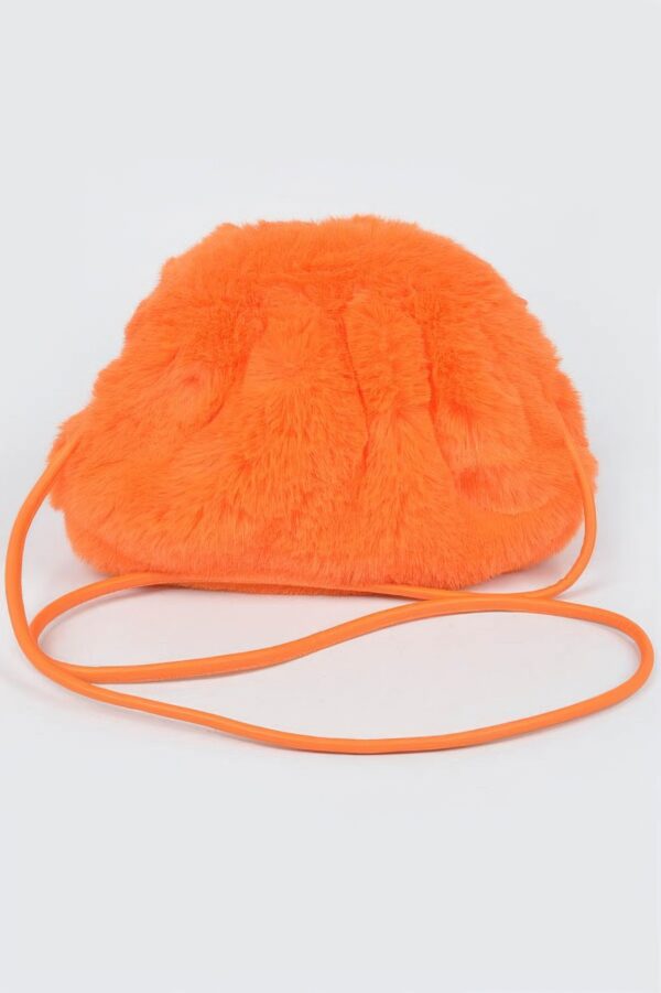 Faux Fur Crossbody Bag – Plush Textured Finish