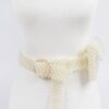 Handmade Faux Pearl Belt Bag – PVC Waist Pouch
