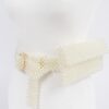 Handmade Faux Pearl Belt Bag – PVC Waist Pouch