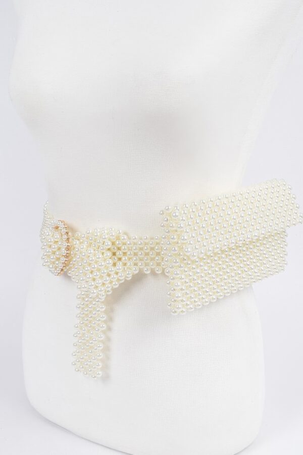 Handmade Faux Pearl Belt Bag – PVC Waist Pouch