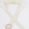 Handmade Faux Pearl Belt Bag – PVC Waist Pouch