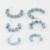 Crystal Bead Hoop Earrings Set – Sparkling Hoops