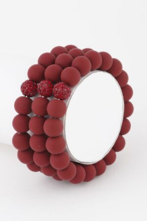 Glitter Clay Bead Bracelet – Whimsical Shimmer