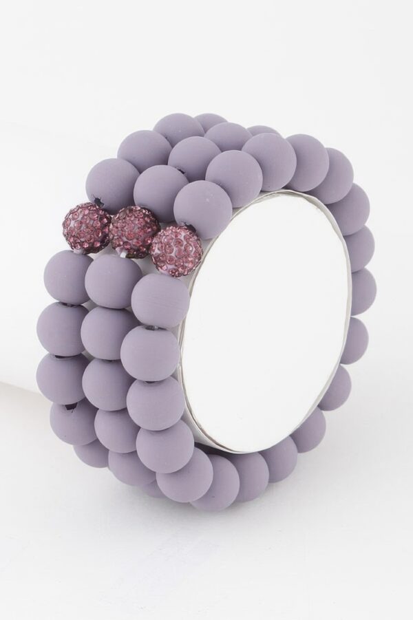 Glitter Clay Bead Bracelet – Whimsical Shimmer
