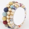 Two-Tone Crystal Bead Bracelet – Sparkling Finish