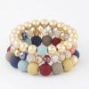 Two-Tone Crystal Bead Bracelet – Sparkling Finish