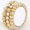 Two-Tone Crystal Bead Bracelet – Sparkling Finish