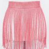 Rhinestone Fringe Waist Belt – Cascading Sparkle