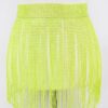 Rhinestone Fringe Waist Belt – Cascading Sparkle