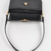 Faux Leather Shoulder Bag – Mixed-Metal Hardware