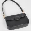 Faux Leather Shoulder Bag – Mixed-Metal Hardware