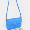 Faux Leather Shoulder Bag – Mixed-Metal Hardware