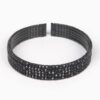 Wrap Rhinestone Bangle – Layered Sparkle Accent