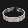 Wrap Rhinestone Bangle – Layered Sparkle Accent
