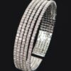 Wrap Rhinestone Bangle – Layered Sparkle Accent