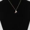 Ice Skate Pendant Necklace – Delicate Winter Charm