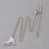 Ice Skate Pendant Necklace – Delicate Winter Charm