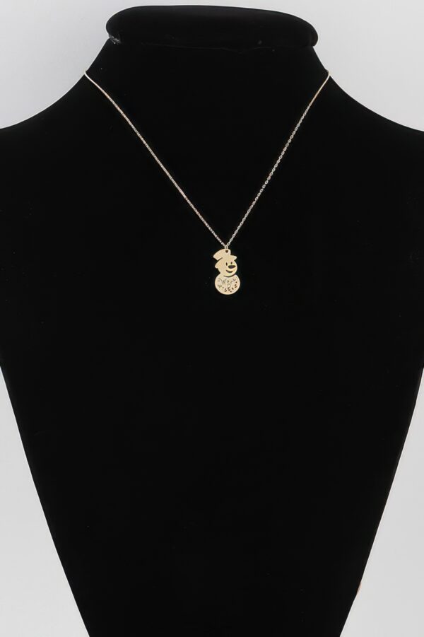 Warm Wishes Snowman Pendant Necklace – Holiday Charm