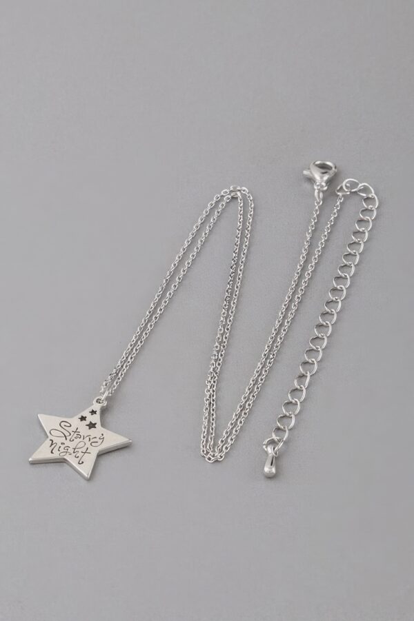 Starry Night Pendant Necklace – Star Motif