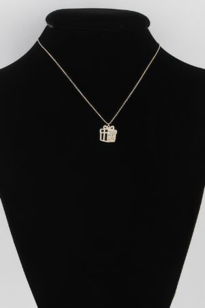 Holiday Gift Pendant Necklace – Polished Finish